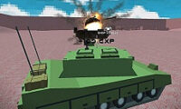 Helicopter And Tank Battle Desert Storm
