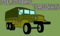Military Trucks Coloring