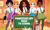 Princesses BFF Rush to School