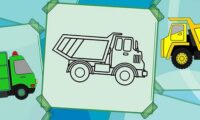 Truck Coloring Book
