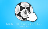 Kick the soccer ball